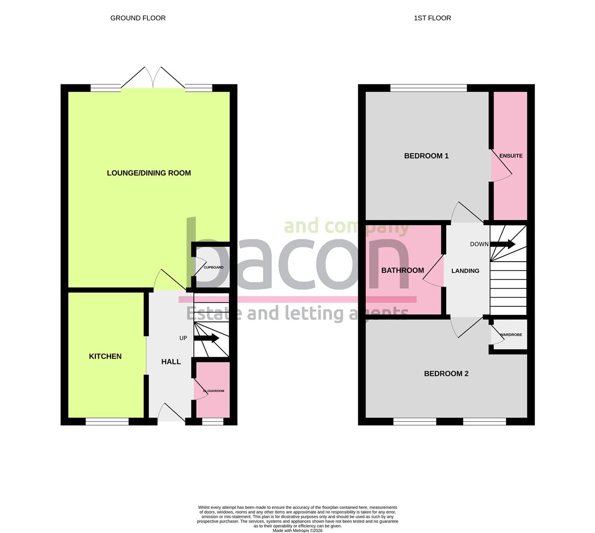 Floor Plan | House - Semi-Detached | Iris Close, Worthing, BN13 | For Sale